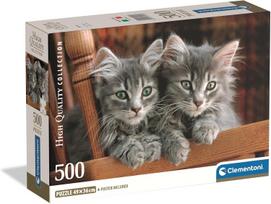 Clementoni dėlionė „Kittens“ 500 detalių