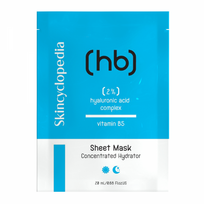 SKINCYCLOPEDIA lakštinė veido kaukė su hialurono rūgštimi ir vitaminu B, 1 vnt.