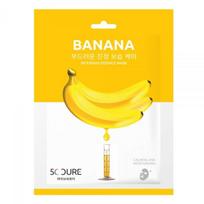 5C CURE lakštinė veido kaukė su bananų ekstraktu, 1 vnt.