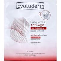 EVOLUDERM lakštinė veido kaukė su kolagenu, 1 vnt.