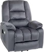Fotelis HOMCOM Elektrinis TV fotelis, pilkas (Grey)