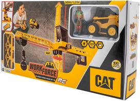 kranas zaislas - CAT RC statybinio krano rinkinys Workforce Jumbo Tower Crane Set, 82438, Geltonas (Yellow) - 1 nuotrauka