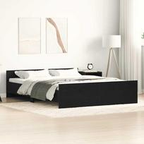 vidaXL Lovos rėmas be čiužinio, 150x200 cm, apdirbta mediena (Engineered Wood)