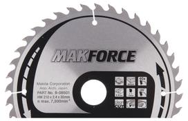 Pjovimo diskas Makita B-08501 MAKFORCE 210X2.4X30mm 20° T40