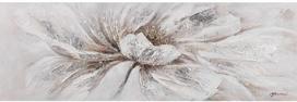 Home4you Oil Painting 50x150cm White Flower