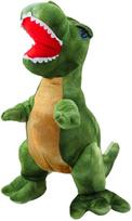LEAN Toys pliušinis žaislas dinozauras su tekstūruota oda, žalias (Green), 45 cm
