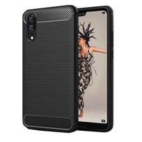 Forcell "Carbon Case for Huawei P20 Pro" Juodas (Black)