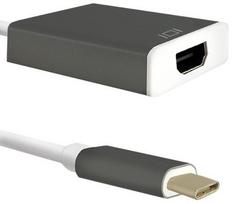 hdmi type c laidas - Qoltec 50427 USB Type-C - HDMI - 1 nuotrauka