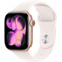 apple watch dirzelis s - Apple Watch Series 11 42mm Rožinė Auksinė (Rose Gold) Sportinis Dirželis (Light Blush) S/M - 1 nuotrauka