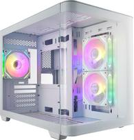 kompiuteris mini korpusas itx - FSP S380-WA Baltas (White) Micro Tower - 1 nuotrauka