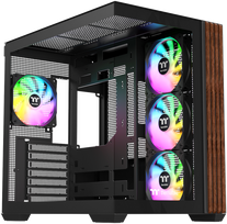 Thermaltake View 380 WS ARGB Juodas (Black) Midi Tower
