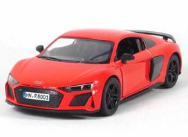 KiNSMART automobilis 2020 Audi R8 Coupé Raudonas (Red)