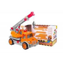 didelis zaislinis sunkvezimis - TECHNOK Žaislinis sunkvežimis su kranu 57 cm, oranžinė (Orange) - 1 nuotrauka