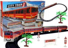 LEAN Toys Elektrinis traukinys su bėgiais "City Train", 33 d.