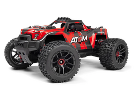 Maverick - Radijo bangomis valdomas Atom AT1 1/18 4WD elektrinis sunkvežimis - Raudonas (Red)
