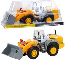 LEAN Toys Žaislinis ekskavatorius su judančiu kaušu, pilkas (Gray) ir geltonas (Yellow)