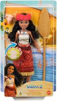 Mattel Disney dainuojanti lėlė Moana 2 su priedais, 29 cm