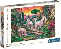 Clementoni Dėlionė Classical Garden Unicorns 2000 vnt.