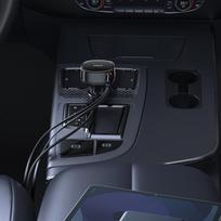 baseus car charger - Automobilinis įkroviklis Baseus Enjoyment, USB Type C/Lightning, juoda, 60 W - 8 nuotrauka