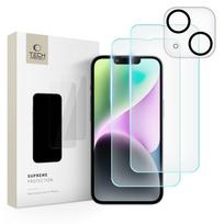 iphone stikliukai kamerai - Tech Protect 9490713929704 Tech-Protect GRŪDINTAS STIKLAS TECH-PROTECT SUPREME SET IPHONE 14 CLEAR - 4 nuotrauka