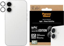 16 ekrano plevele - PanzerGlass Hoops Tempered Glass Lens Screen Protector for iPhone 16 / 16 Plus / 17 - 1 nuotrauka