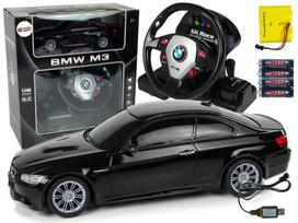bmw masina - Lean Toys RC automobilis BMW M3 Juodas (Black) 1:18 - 1 nuotrauka