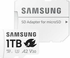 1tb atmintis - Atminties kortelė Samsung Pro Plus Sonic the Hedgehog 1TB microSDXC UHS-I Class 10 + SD adapteris - 1 nuotrauka