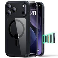 grudai - ESR Classic Hybrid MagSafe   Tempered Glass Set for iPhone 17 Pro - Clear Black - 1 nuotrauka