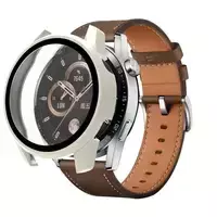 huawei watch stikliukas - Glass protector for Huawei Watch GT3 42mm - white - 1 nuotrauka