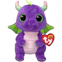 TY Beanie Boos pliušinis žaislas DAPHNE violetinis dinozauras, 15 cm