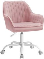 Songmics Ergonominė biuro kėdė Pastelinė rožinė (Pastel Pink)