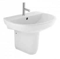 Sanindusa Praustuvas Easy 500x425x190 mm su 1 anga maišyt., tvirtinimo kompl., baltas