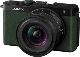 fotoaparatas panasonic lumix g - Panasonic Lumix DC-S9 + 18-40mm Tamsiai Žalia (Dark Olive) - 1 nuotrauka
