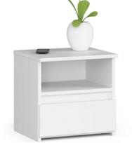 naktinis staliukas 35 x 35 - Naktinis staliukas Akord CL1, baltas (White) - 1 nuotrauka