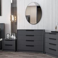 Komoda Hanah Home Kale Luxe 4801, antracitas (Anthracite)