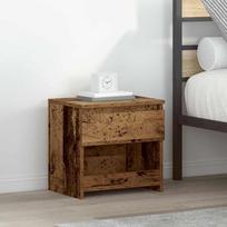 vidaXL Naktinė spintelė 2 vnt, sena mediena (Old Wood)