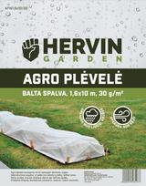 Agro plėvelė HERVIN GARDEN A691330014, 1,6 x 10 m, 30 g/m2, balta (White)