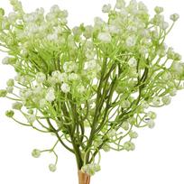 Dirbtinių gėlių puokštė Mondex Viridis, balta/žalia (White/Green), 33 cm