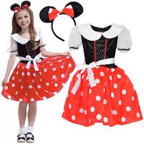 Kostiumas Jokomisiada Minnie Mouse, balta/juoda/raudona (White/Black/Red), L/XL ZA5280