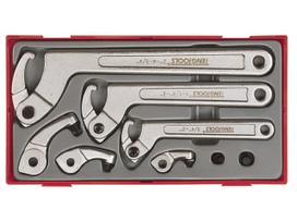 Kombinuotų veržliarakčių komplektas Teng Tools TTHP08; 8 vnt.
