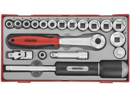 Galvučių komplektas Teng Tools TT3819; 19 vnt.