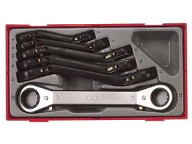 Terkšlinių veržliarakčių rinkinys Teng Tools TTRORS; 6 vnt.