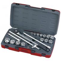 Sukimo galvučių komplektas Teng Tools T3418-6; 3/4''; 18 vnt.
