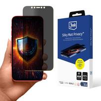 iphone 12 apsauginis stiklas - Privacy screen protector 3mk Silky Matt Privacy for Apple iPhone 12 - 1 nuotrauka