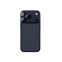iphone 17 stiklas - AmazingThing Sapphire Camera Glass for iPhone 17 Pro / Pro Max - with Blue Frame - 1 nuotrauka