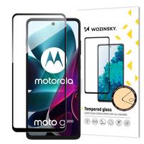 grudintas stiklas - Wozinsky Full Glue Tempered Glass Motorola Moto G200 5G 9H Full Screen Tempered Glass with Black - 1 nuotrauka