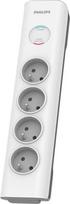 Philips SPN7040WA/60 Viršįtampių apsauga 4 lizdai 2m Balta (White)