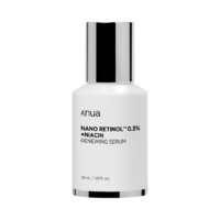 Anua Nano Retinol 0.3% + Niacin Renewing Serum - veido serumas su retinoliu ir niacinamidu, 30 ml