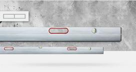 Glaistymo liniuotė BMI B689250RS; 250 cm