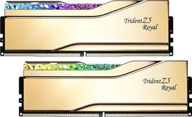 32gb ddr5 rgb ram 6000 - G.SKILL Trident Z5 Royal, DDR5, 32 GB, 6000 MHz, Auksinis (Gold) - 1 nuotrauka